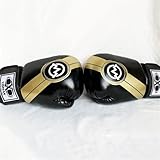 SHCOE Boxhandschuhe, Fingerbox-Kampfhandschuhe MMA-Handschuhe mit einstellbarem Armband-UFC-Handschuhen für Sanda Sparring Bunching-Taschen-Training,Gold,12