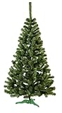 Künstlicher Weihnachtsbaum 120cm / Edeltanne in Premium-Qualität Inkl. Christbaumständer / unechter Tannenb