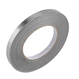 Bediffer Selbstklebendes Dichtungsband, wasserdicht, leicht zu entfernen, PVC-Aufkleber, PVC, wasserdichte Folie, feuchtigkeitsabweisend, exquisit für Wohnzimmer (1 cm x 50 m (Silber))