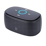 FURUIWUFENG soundbar Bluetooth-Funklautsprecher Mini-tragbarer Metallauto-Subwoofer pc Lautsprecher (Color : Black)