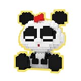 1288 Stück Panda Mini Micro Building Blocks, Diamant Nano Bausteine, 3D Educational Architectural Kollektiv Spielzeug