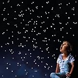Sternenhimmel 203 Fluoreszierende Leuchtpunkte selbstklebend - Wandstick