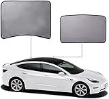 Tesla Model 3 Schiebedach Sonnenschutz Glasdach Sonnenschutz Oberlicht Blind Shading Net für Tesla Model 3 (2PCS)