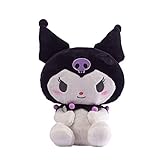 MUSWEET Plüsch-weicher Plüsch Sanrio Kuromi Plüschtiere Kuschel Anime-weiches Spielzeug for Kinder Action-Figur Geburtstag