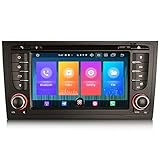 Erisin Android 10 Autoradio mit Navi GPS Für Audi A6 S6 RS6 Allroad Bluetooth DVD WiFi USB RDS SD Lenkradfernbedienung Unterstützt Carplay Android Auto DAB+ OBD2 TPMS DVB-T2 Mirror Link 7 Zoll 4
