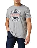 ESPRIT Herren Logo Print T-Shirt, 039/MEDIUM Grey, S