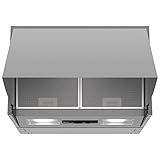 Neff D64MAC1X0 / DMAC641X / Dunstabzugshaube / Zwischenbauhaube / 59,9 cm / Silber / Hohe Luftleistung mit 2-motorigem Geb
