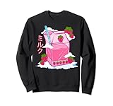 Japanese Strawberry Milk Shake Kawaii Anime Cute Pink Retro Sw