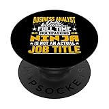 Business Analyst Job Title - Funny Business Expert PopSockets mit austauschbarem PopGrip