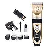 Tuzi Qiuge Pet Electric Hair Cutter Clipper, Stumm Pet Friseur Schabvorrichtung Trimming Pflegenwerkzeug Professionelle elektrische Clipper (Safety, ungiftiger)