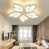 LED Deckenleuchte Dimmbar Wohnzimmerlampe Mit Fernbedienung Moderne Schlafzimmerlampe Deckenlampe Deckenbeleuchtung Für Kinderzimmer Sekretariat Kücke Bad Babyzimmer Decor Kronleuchter (70CM)