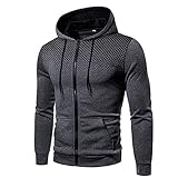 BOLANQ Pullover für Herbst Winter Hoodie Herren Langarm Sweat Sweatshirt Pullover mit Kapuze für Manner Herbst Pullover Kapuzenpullover Modern Streetwear Sweat Sweatshirt Pullover H