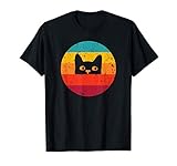 Lustiges Katzen Geschenk Retro Vintage T-S