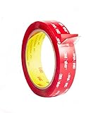 3M VHB 4910 Doppelseitiges Klebeband Transparent Extra Stark und Dauerhaft, für Autos, Innen- und Außendekorationen und Büro(2cm x 4,7m)