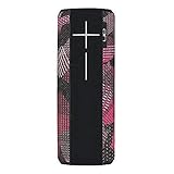 Ultimate Ears Megaboom Tragbarer Bluetooth-Lautsprecher, Satter Tiefer Bass, Wasserdicht, App-Navigation, Kann mit weiteren Lautsprechern verbunden werden, 20-Stunden Akkulaufzeit - schwarz/mag