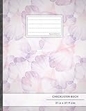 Checklisten-Buch: DIN A4 • 70+ Seiten, Soft Cover, Register, 'Pastell Blumen' • #GoodMemos • 18 Checkboxen + Platz für Notizen/Seite (inkl. Register mit Datum uvm.)