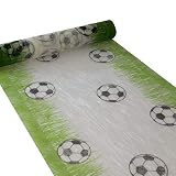 Sizoflor Fußballtischläufer - weiß/grün - 30 cm breit - 5 Meter Rolle - 76-300-5