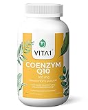 VITA1 Coenzym Q10 mit 100 mg laborgeprüft, frei von Rückständen, Farb- und Aromastoffen sowie Magnesiumstearat OHNE Konservierungsstoffe 100% natürliches Coenzym Q10