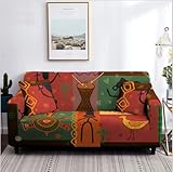 Sofabezüge,Moderne Elastischer Sofabezug Stretch 1/2/3/4 Sitzer Couchbezug Antirutsch Tamburin-Vogel Sofahusse für Couch Möb