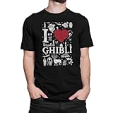 T-Nerds - I Love Ghibli - Herren T-Shirt XL