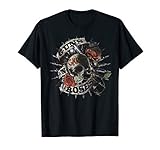 Guns N' Roses Skull Floral T-Shirt T-S