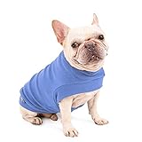 Dociote Hund Pullover - weiche und warm T-Shirt Hunde Frühling Kleidung Mantel Katzenpullover für kleine Hunde Katzen Blau S