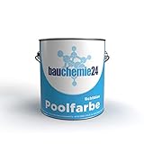 bauchemie24 Poolfarbe, Schwimmbadfarbe RAL5012 lichtblau (10L, lichtblau)