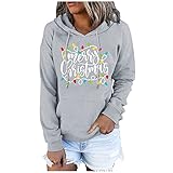 HHOP Weihnachten brauner Pullover Tops Damen Spitze Tunika grünes Langarmshirt Damen Kurzarm Rollkragenpullover sommerpulli Damen Longshirt mit Leggings Damen Pullover Weiss Damen Wickelbluse D