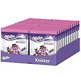 Milka Bonbons Knister 26 x 86g, Feine Alpenmilch Schokolade mit Knisterstück