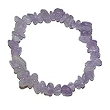 Lavendelquarz Splitter Armband eine Variätet von Amethyst helle Lavendel Flieder Farb