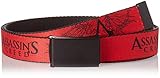 Buckle-Down Herren Web Belt Assassin's Creed 1.25' Gürtel, mehrfarbig, 3 cm Breit-107 cm hosengröß