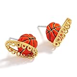 HMEI Basketball-Ohrstecker Basketball Schmuck- Perfekte Basketball-Geschenke Für Frauen, Teenie Und Mädchen Spieler Und F