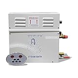 HAOGUO 15KW Dampfgenerator Dampfduschen 220V-240V Sauna Dampfgenerator mit programmierbarer Steuerung für Home SPA Badezimmer Hoteldusche Damp