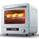 Backofen Eingebauter Elektro-Einzelbackofen - Edelstahl Premium Konvektions-Halogen-Ofen-Herd Mini-Ofen und Grill Ideal zum Braten,Backen Nützlich (2),leck