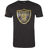 New Era Shirt - NFL Oakland Raiders schwarz/Wood camo - M