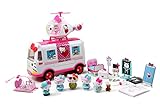 Dickie Toys Hello Kitty Rettungsset mit Helikopter und mobiler Notaufnahme, inkl. 6 Hello Kitty Figuren, mehr als 15 Zubehörteile, Ambulanzset, Spielset, ab 3 J