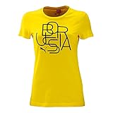 PUMA Damen T-Shirt BVB Womens Fan Tee, Cyber Yellow-Black, XXXL