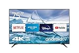 Nokia Smart TV 7500A 75 Zoll (189 cm) Android TV (4K UHD, DVB-C/S2/T2, Netflix, Prime Video, Disney+)