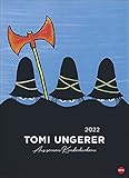 Tomi Ungerer - Posterkalender - Kalender 2022 - Heye-Verlag - Wandkalender mit den besten Bildern des Künstlers und Autors - 49 cm x 68