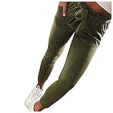 HOUMENGO Strand Hosen Boho Sommerhose Haremshose Stoffhose Jogginghose Yogahose Pyjamahosen Trainingshosen Freizeithose Strand Hosen Sweathose Leggings Eight Point Pants Sweathosen F