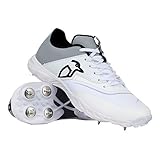Kookaburra Kc 3.0, Cricket-Schuhe für Jugendliche, Unisex, Unisex, Jugendliche, 3R201504, Weiß/Grau, 4 U