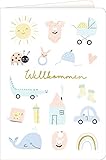 Grußkarten - Meine kleine Welt - Willkommen!