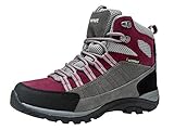 riemot Damen Herren Wanderschuhe Wasserdicht Trekking- & Wanderstiefel Leicht Outdoorschuhe, Damen Grau Violett EU 39