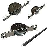 Euro Tische Laufrolle/Möbelrollen aus Stahl Größ (55 mm)