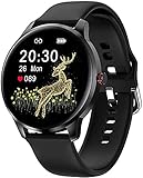 ZWBLOVE Smart Watch Men Smart Armband Fitness Armband Uhr IP68 Wasserdicht 10 Sportmodi Uhren Fitness Tracker Uhr Armbanduhr (B)