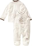 Schnizler Baby-Unisex Set Nicki Bär Strampler, Beige (Natur 2), 62