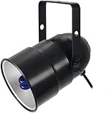 EUROLITE UV-Strahler mit UV-Energiesparlampe (25 Watt) | Schwarzlicht für Halloween, Weihnachten, Hochzeiten, Party