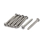 sourcingmap® M3.9 x 35mm 304 Edelstahl Schwenkkopf Torx Blechschrauben 10 Stück DE