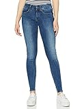 G-STAR RAW Damen Jeans Lynn D-mid Waist Super Skinny, Blau (Medium Aged 9136-071), 36W / 32L