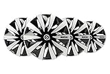 Sparco SPC1491BKSV wheel covers Lazio 14-inch black/